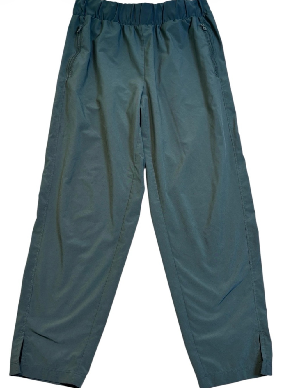 Zella Wide-Leg Elastic Waist Pants in Dark Green - Picture 3 of 10